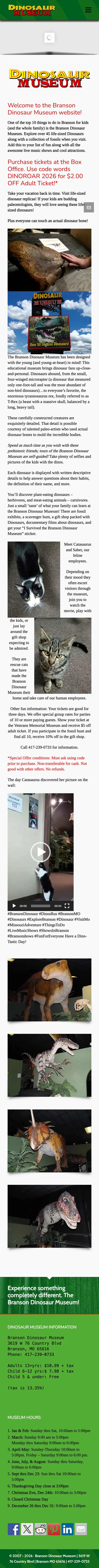 The complete old homepage on a phone, top to bottom.